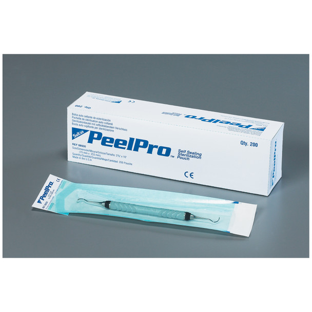 Sultan Healthcare, Inc. PEELPRO™ 88005 Sterilization Pouch, 3 1/4in. x 6 1/2in., 200/bx , box