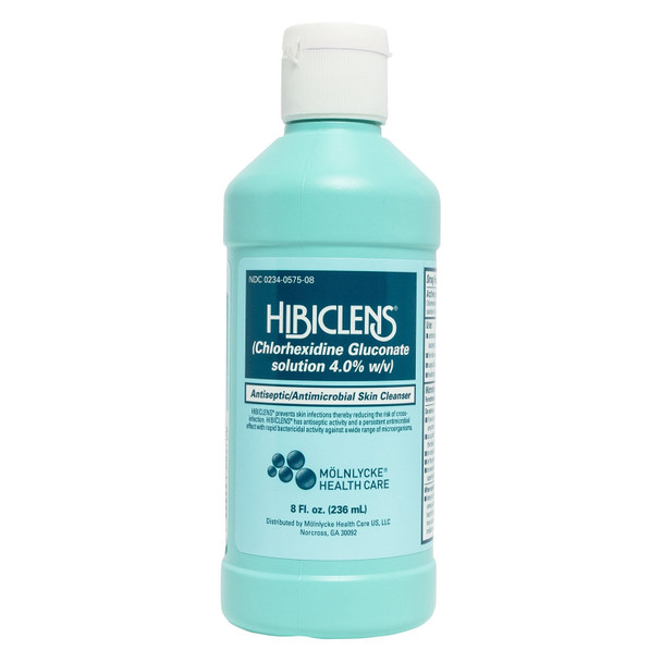 Molnlycke Health Care US, LLC HIBICLENS® 57508 Skin Cleanser, 8 oz Liquid, 24/cs (54 cs/plt) (US Only) , case