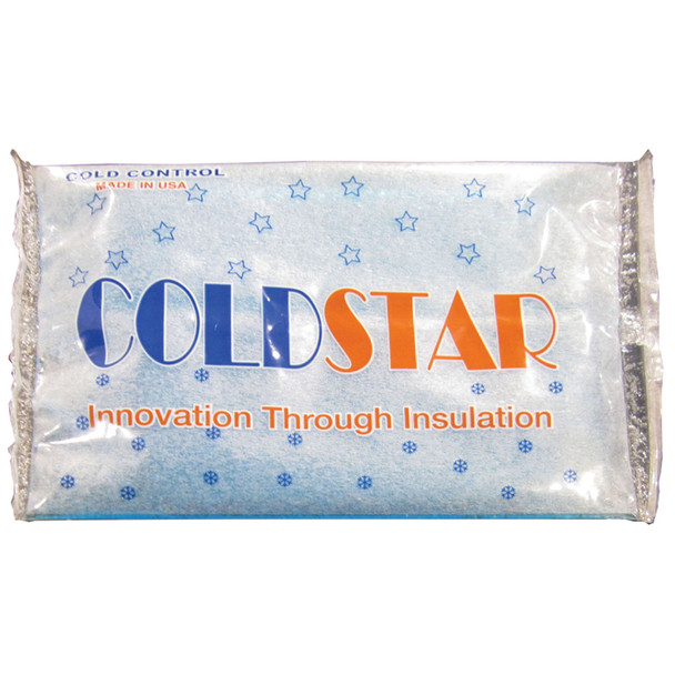 ColdStar International, Inc. 80104 Gel Pack, Hot/ Cold, Standard, Insulated One Side, 6\in. x 9\in., 24/cs (112 cs/plt) (Made in the USA) (TAA Compliant) , case