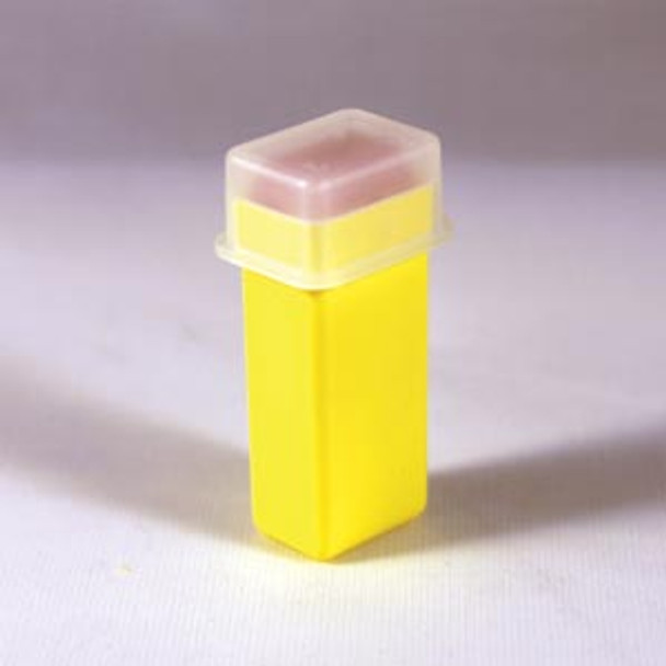 MediPurpose SLN100 Needle, 1.0mm Penetration Depth, 21G, 5-10ul (Low Blood Flow), Yellow, 100/bx , box