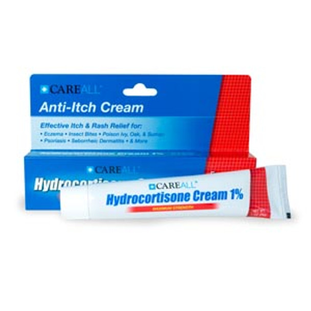 New World Imports WORLD IMPORTS CAREALL® HYD1 Hydrocortisone Cream 1%, 1 oz, Compared to the Active Ingredients in Cortaid®, 24/bx (Not Available for sale into Canada) , box