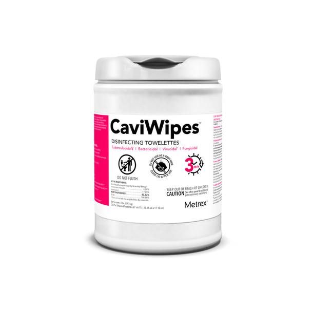 Metrex Research Corporation CAVIWIPES™ 10-1090 CaviWipes, 220 Wipes per Canister, 12 can/cs (40 cs/plt) (091262) (US Only) , case