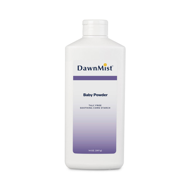Dukal Corporation BP14 Baby Powder, Corn Starch, 14 oz, 24/cs (Not Available for sale into Canada) , case