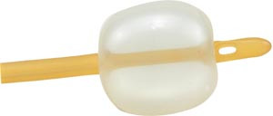 AS42014 Amsino International, Inc. Foley Catheter, 14FR 2-Way Silicone Coated Latex, 30cc Balloon, 10/bx