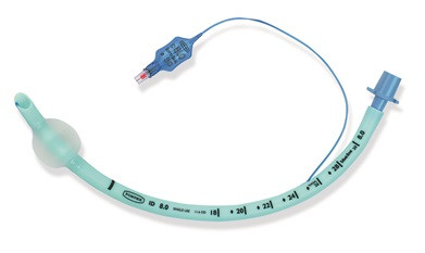 100/179/085 ICU Medical Tracheal Tube Ivory Nasal Soft Seal Cuff 8.5mm+, 10/Bx