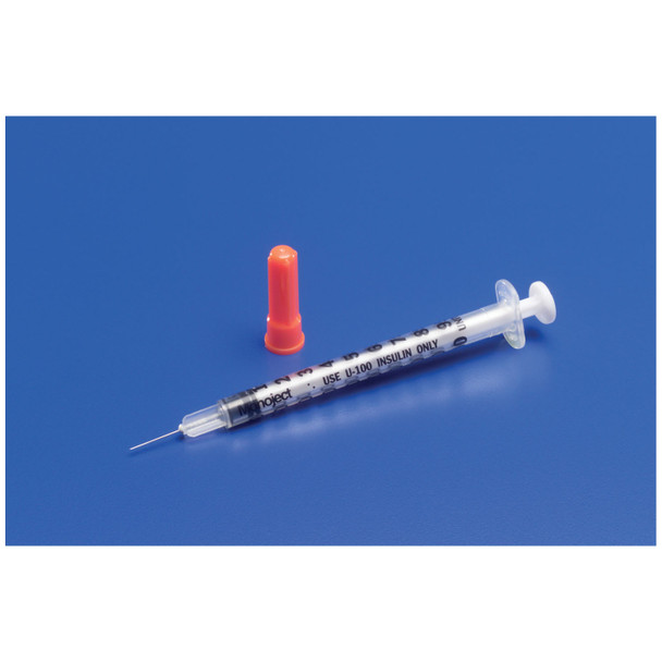 Cardinal Health HEALTH MONOJECT™ 1188128012 Insulin Syringe, 1mL, 28G x ½in., 100/bx, 5 bx/cs (Continental US Only) , case