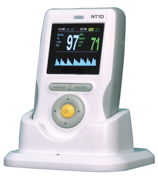 Solaris Medical Technology NT1D Handheld Pulse Oximeter with Waveform, Date Storage (NT1D)