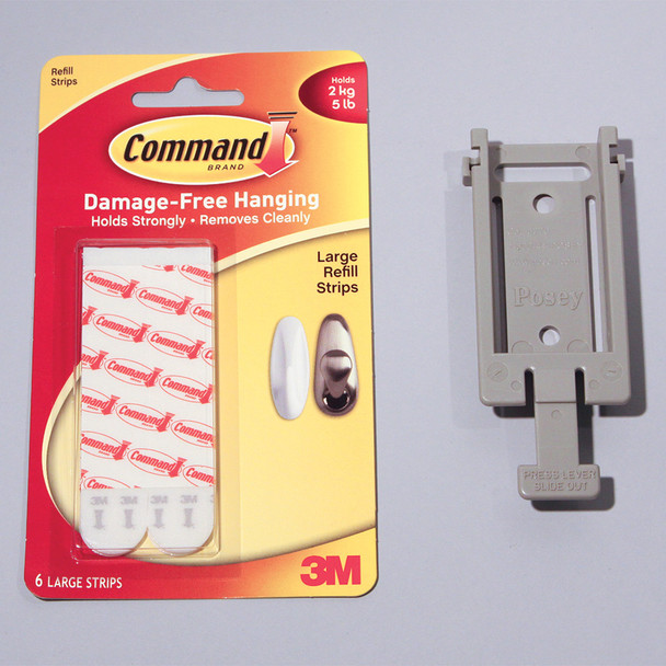 8208CS Posey Alarm Bracket with Command Strip