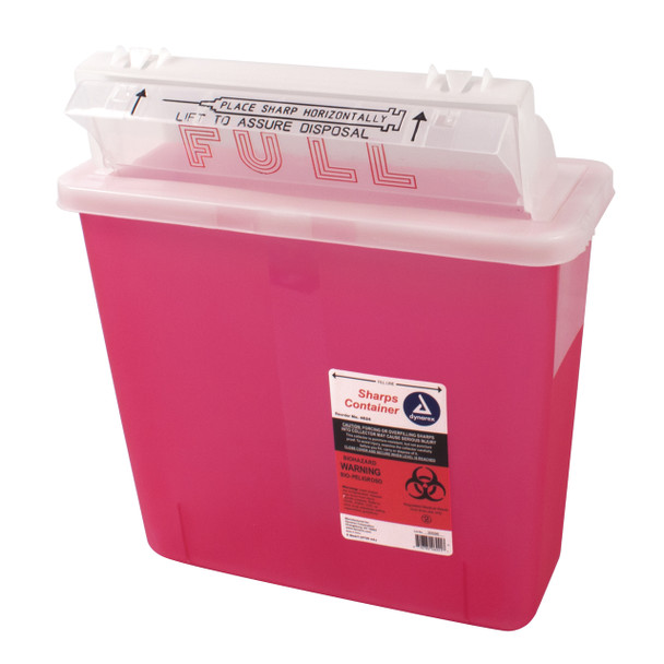 4624 Dynarex Sharps Containers, 5qt., 20/Case