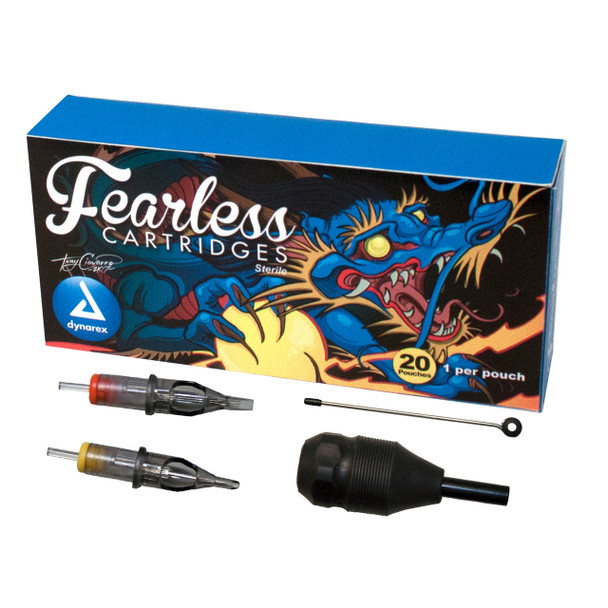 9464 Dynarex Fearless Tattoo Cartridges - 1023M1C Bugpin Curved Magnum, 5/20/CA