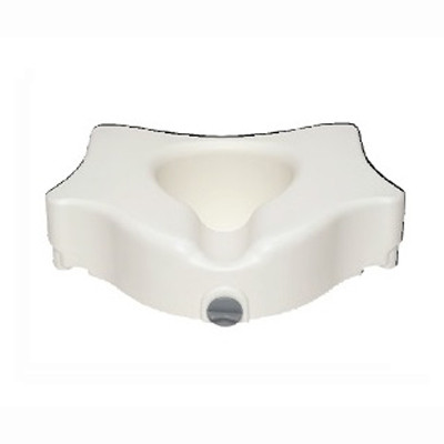 10361 Dynarex Raised Toilet Seat without Arms, White, 1pcs/CA