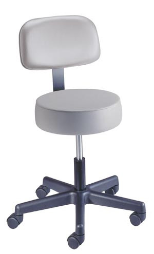 22400B Brewer Company Value Plus Stool, Spinlift, 17 in. -21 1/4 in. , Backrest