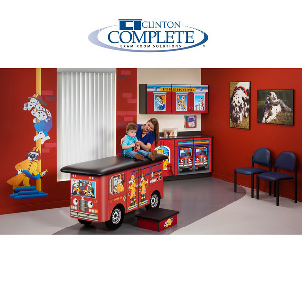 7030-X Clinton Industries Engine K-9 Trtmnt Table & Cabinet