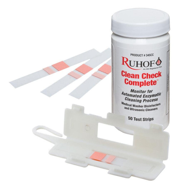 345CC2 Ruhof Clean Check Complete, 1 Bottle with 50 Strips & 2 Holders
