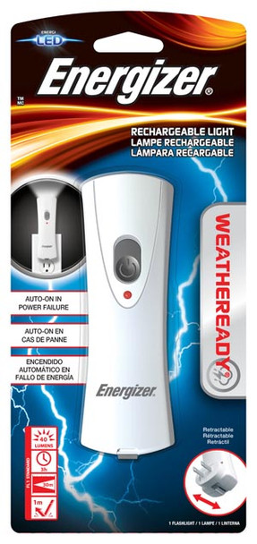 Energizer Battery, Inc. RCL1FN2WR Energizer Emergency Rechargeable Light, 3/cs , case