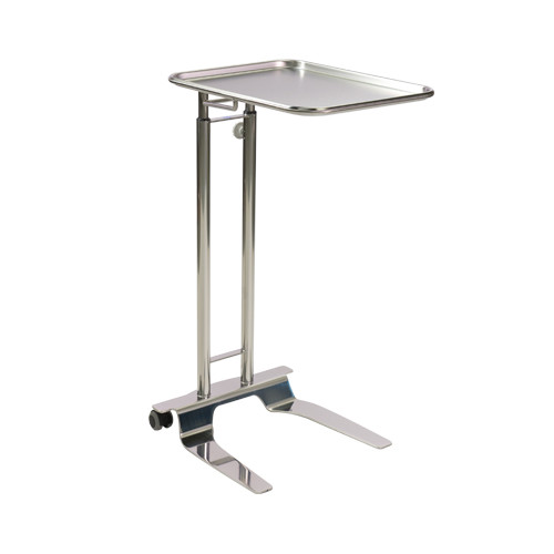 P-1066-A-SS Pedigo Mayo Stand, with 16-1/4" x 21-1/4" Tray, Hand Operated