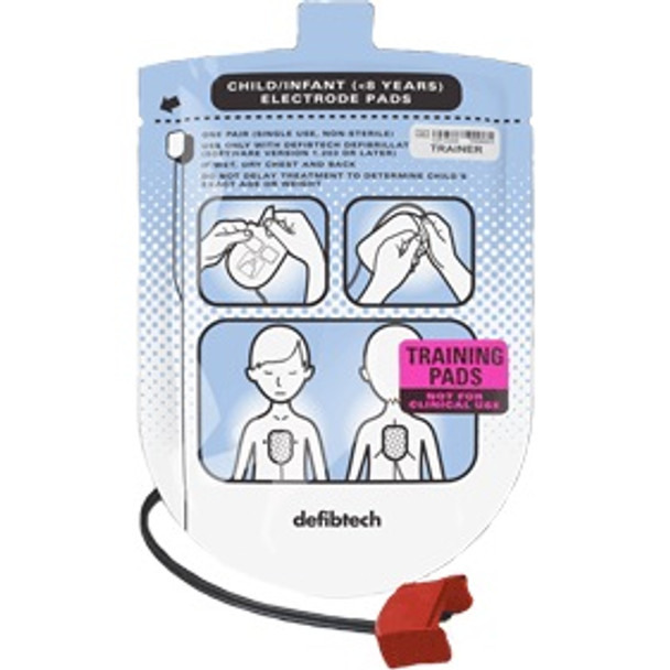 DDP-201TR Defibtech Pediatric Training Pad Package (1 Set Pads + Wire) **Non-Functional**