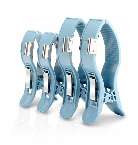 01.57.040162-12 Edan Adult Limb Clamp Electrodes (1 Set, 4 Pcs/Set, Match ?4MM ECG Cable)