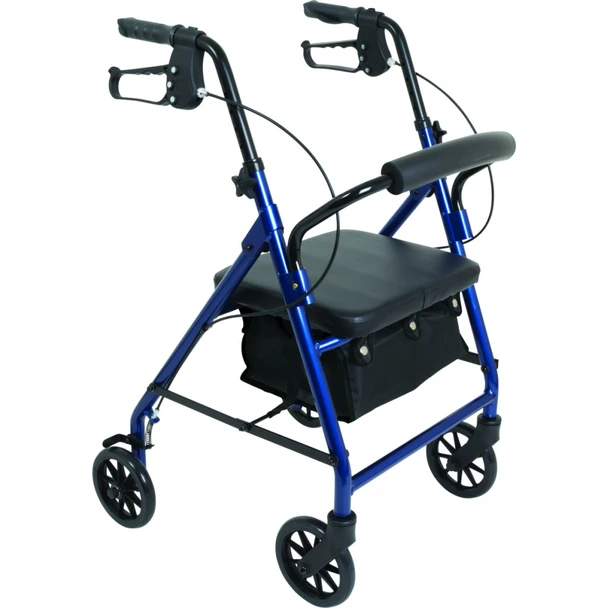7101532 Performance Health Probasics Junior Rollator- Burgundy