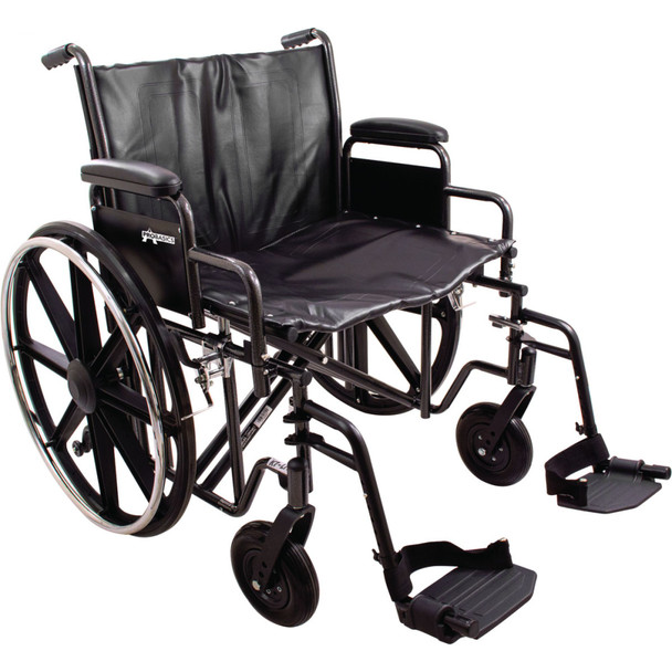 7101570 Performance Health Probasics K7 Heavy Duty Wheelchair, 26'' x 20'' W/ Footrests
