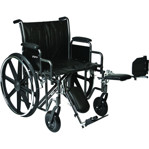 7101632 Performance Health Probasics K7 Heavy Duty Wheelchair  28'' x 20''  W/ Legrests
