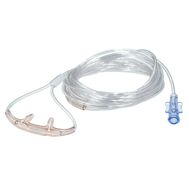 1610TG-7-50 Salter Labs Salter Style Oxygen Cannula, Pediatric, 7' 3-channel tubing w/Thread Grip -50/cs