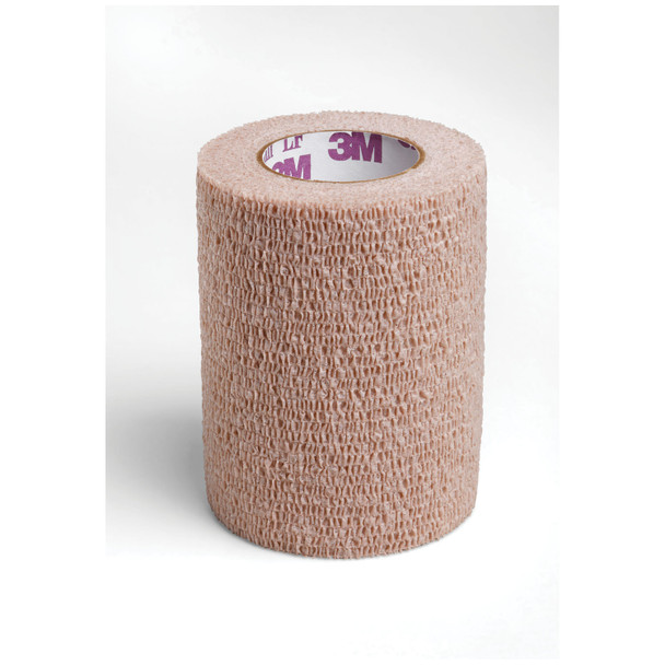 Solventum Corporation COBAN™ 2083 Self-Adherent Wrap, 3in. x 5 yds, Latex Free (LF), Tan, Non-Sterile, 24/cs (Continental US+HI Only) , case