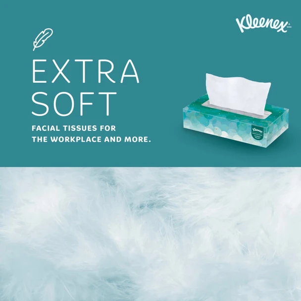Kimberly-Clark Professional 21400 Kleenex® Tissue, White, 100/pkg, 36 pkg/cs (US Only) , case
