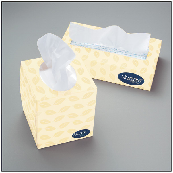 Kimberly-Clark Professional 21340 Surpass Facial Tissue, 2-Ply, Flat Dispenser Box, 8in. x 8.3in., 100 sheets/bx, 30 bx/cs (Item is on Manufacturer Backorder - Limited Quantities when Available) (US Only) , case