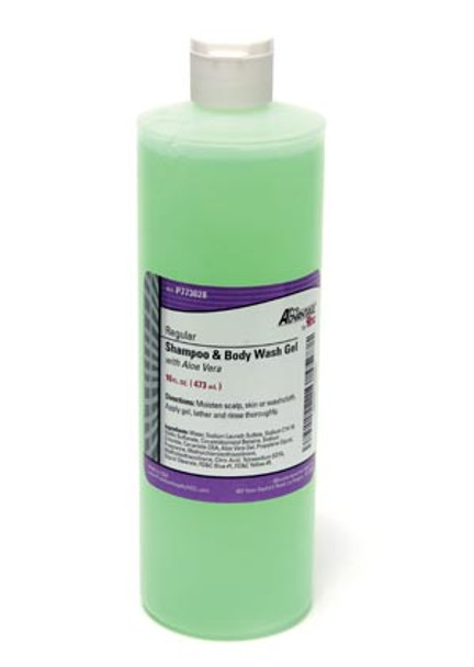 Pro Advantage ADVANTAGE® P773028 Shampoo & Body Wash, 16 oz Bottle, Flip Top Cap, 12/cs (115 cs/plt) , case