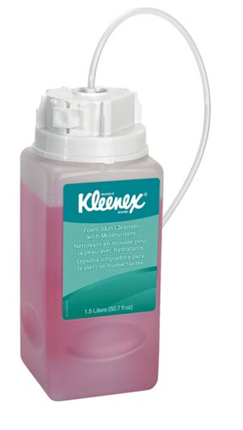Kimberly-Clark Professional KLEENEX® 11280 Skin Cleanser with Moisturizer, Foam, Antibacterial, 1500mL, 2/cs (US Only) , case