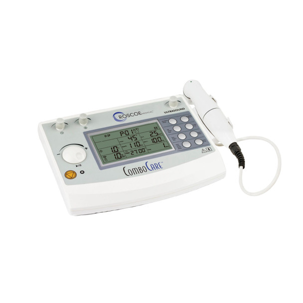 Compass Health DQ7844 E-Stim and Ultrasound Professional Device, Comes Complete with: 5cm² Ultrasound Wand, Either Sets of Electrodes, Four Sets of Rubber Electrodes with Sponges, Two Elastic Straps, Two Sets of Lead Wires, One Combination Therapy Le