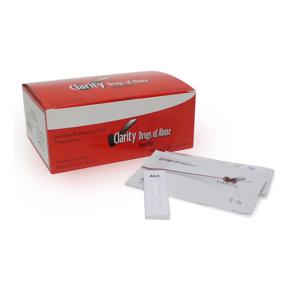 Clarity Diagnostics, LLC CD-DAL-201 Urine Alcohol Test Cassette, 25/bx (Short-Dated & Non-Returnable) , box