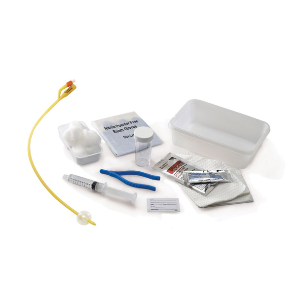 Cardinal Health HEALTH CURITY™ 3044- Universal Catheterization Tray, Foley Latex Catheter, 18FR, 5cc Specimen Container, 20/cs (Continental US Only) (Minimum Expiry Lead is 60 days) (Item is Non-Returnable) , case