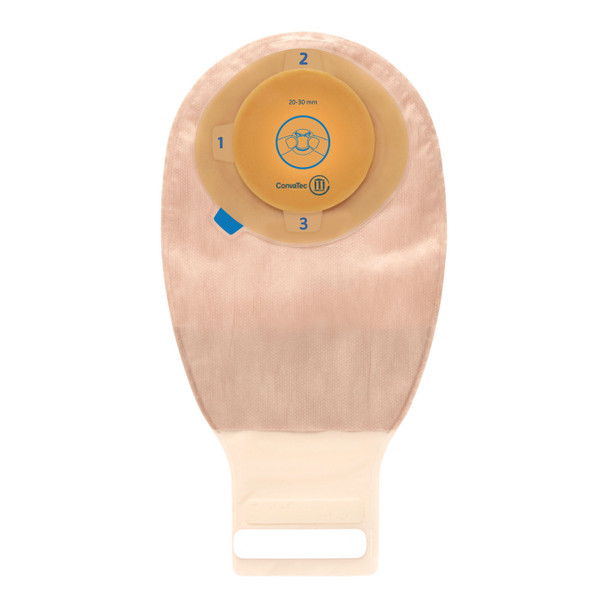 Convatec ESTEEM™ 413518 Moldable Drainable Pouch, 1-Sided Comfort Panel, 12in., Stomahesive Skin Barrier, Tail Closure, Transparent, 13/16in. x 1 3/16in. Stoma, 10/bx (Continental US Only) , box