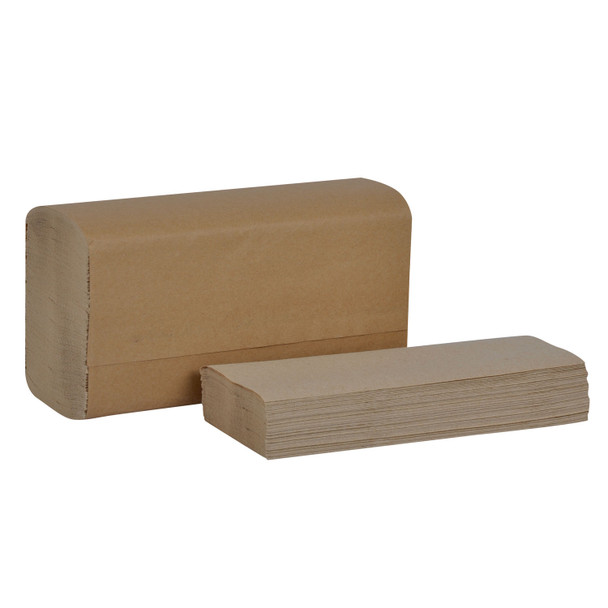 Essity Professional Hygiene North America, LLC MK520A Hand Towel, Multifold, Universal, Natural, 1-Ply, Embossed, H2, 9.5in. x 9.1in., 250 sht/pk, 16 pk/cs (70 cs/plt) , case