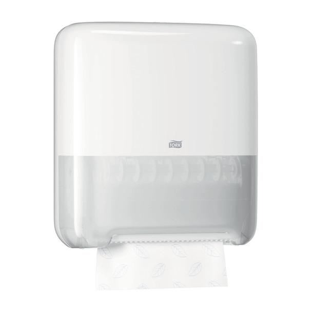 Essity Professional Hygiene North America, LLC TORK MATIC® 5510202 Hand Towel Roll Dispenser, Elevation, Universal, White, H1, Plastic, 14.7in. x 13.2in. x 8.1in. (75 cs/plt) , each