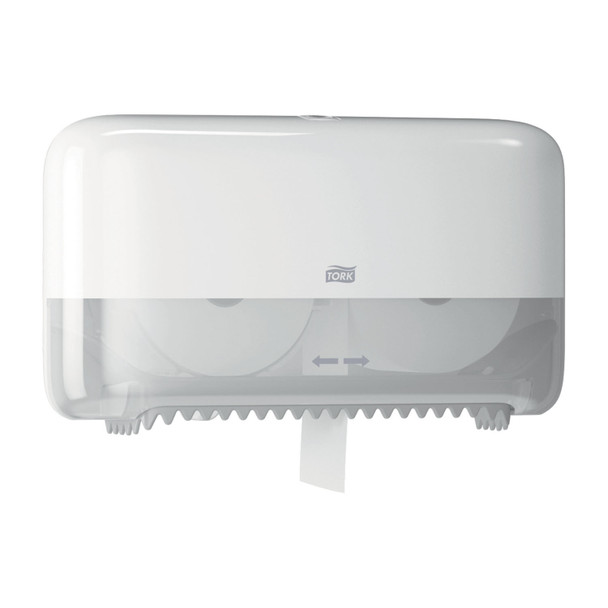 Essity Professional Hygiene North America, LLC 473200 Elevation Bath Tissue Dispenser, Coreless, High Capacity, Universal, White, T7, Plastic, 8.2in. x 14.2in. x 5.1in. (234 cs/plt) , each