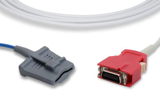 10194 Cables and Sensors Compatible Masimo Direct-Connect SpO2 Sensor - 2644, Adult Soft, 12 feet