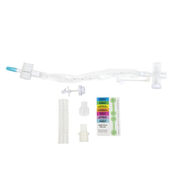 31010 Dynarex Closed Suction Trach Catheter DOUBLE SWIVEL Elbow, Flex Tube, 10 fr, 2/10 cs