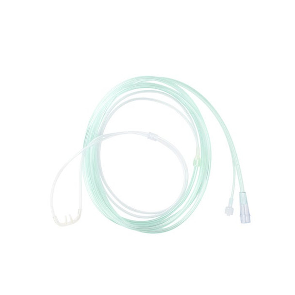 33196 Dynarex EtCO2 Nasal Sampling Cannula - Adult, Female Luer, Universal, 7', 25/cs