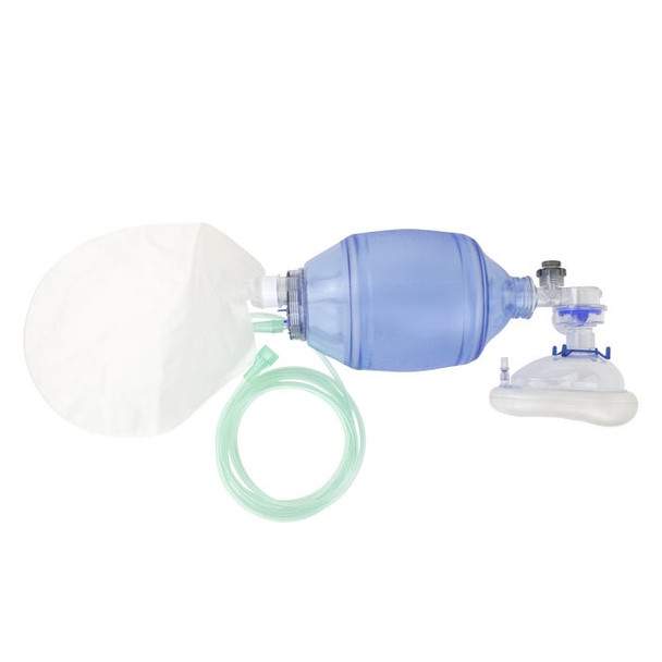 36006 Dynarex Infant Manual Pulmondary Resuscitator (MPR), Mask, Reservoir Tubing, 6/Cs