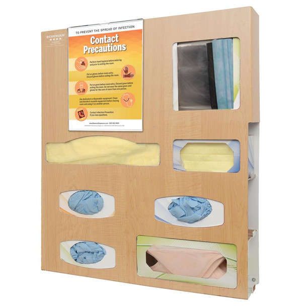 BD601-0023 Bowman Manufacturing Company, Inc. Protective Wear Isolation Bundle, Includes: (1) PS016-0223 Protection System, (1) MP-047 Sign Holder (Clip-On) (Made in USA)
