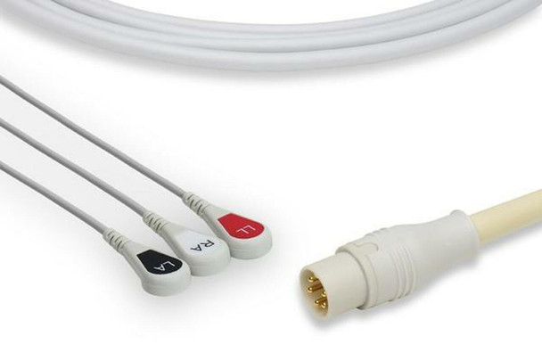 C2339S0 Cables and Sensors CAS Med Compatible Direct-Connect ECG Cable, Each