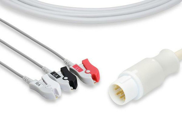 C2374P0 Cables and Sensors Mennen Compatible Direct-Connect ECG Cable, Each