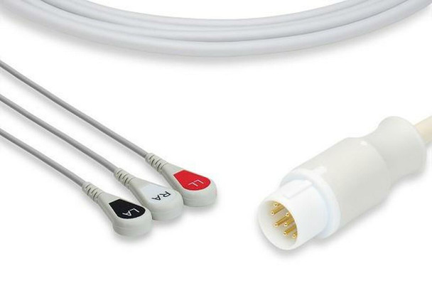 C2374S0 Cables and Sensors Mennen Compatible Direct-Connect ECG Cable, Each
