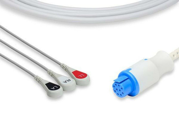 C2397S0 Cables and Sensors Artema S&W Compatible Direct-Connect ECG Cable, Each