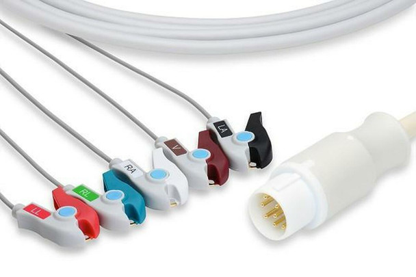 C2574P0 Cables and Sensors Mennen Compatible Direct-Connect ECG Cable, Each