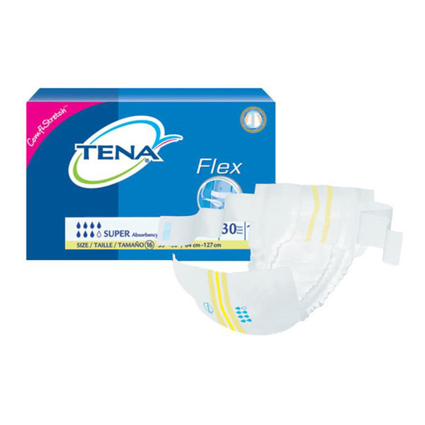 Essity Health & Medical Solutions HMS TENA® PROSKIN™ 67806 Super Briefs, Large, Size 16, 33\in. - 50\in., Yellow, 30/pk, 3 pk/cs (Continental US Only) (To Be DISCONTINUED) , case