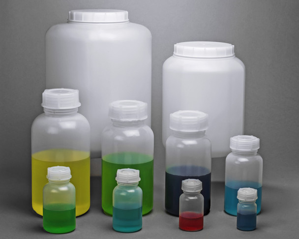 109062000 SP Bel-Art Bottle,Ldpe,Wm,Round,2000Ml,3/Pkg